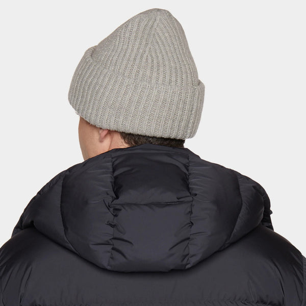 The Hat Shop Tilley 100% Merino Wool Alpine Beanie Hat Grey