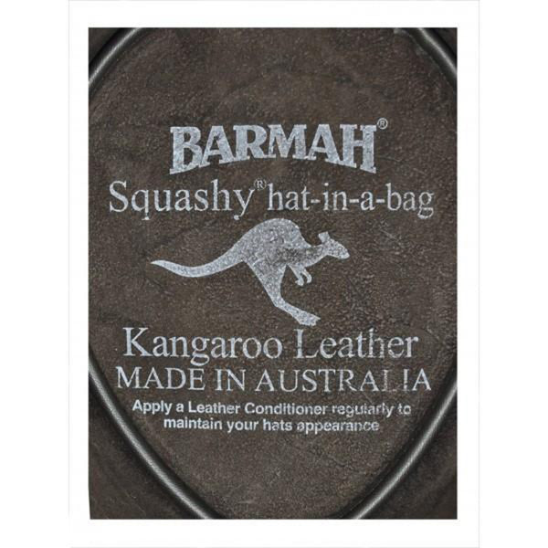 The Hat Shop Barmah Squashy Hat inner label