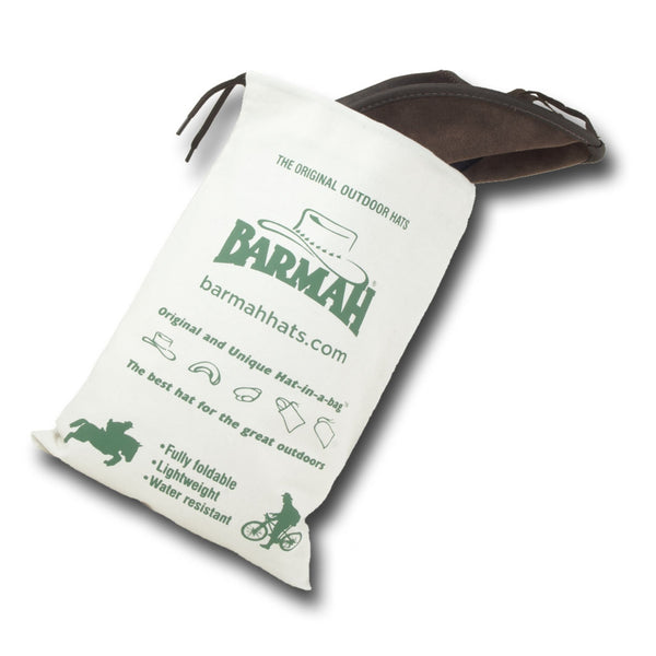 The Hat Shop Barmah Leather Kangaroo hat, brown