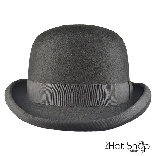 Traditional 100% Premium Wool Bowler Hat - The Hat Shop Salisbury