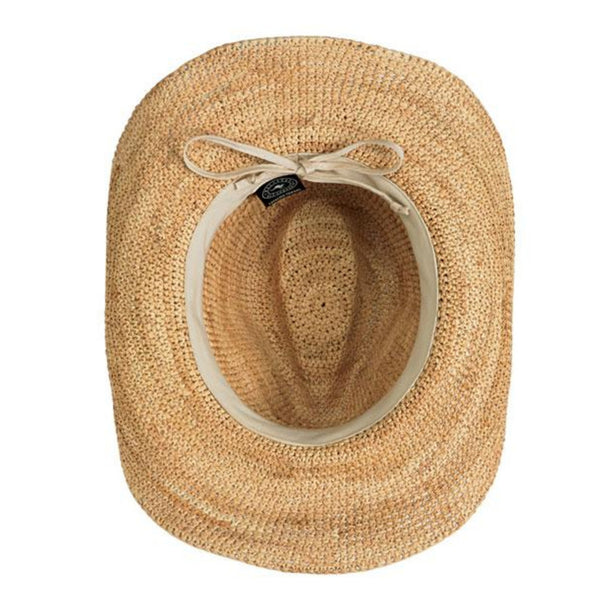 The Hat Shop Ladies Wallaroo 'Catalina' Cowboy Raffia Sun Hat Bottom