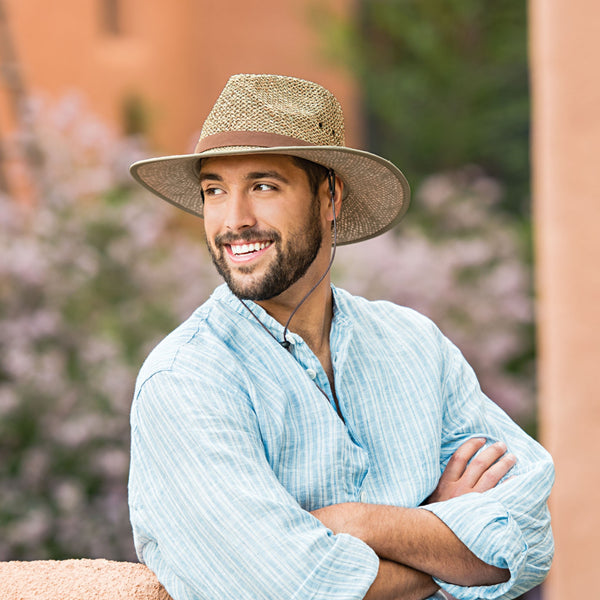 The Hat Shop Mens Wallaroo 'Charleston' Sun Hat UPF50+ Lifestyle