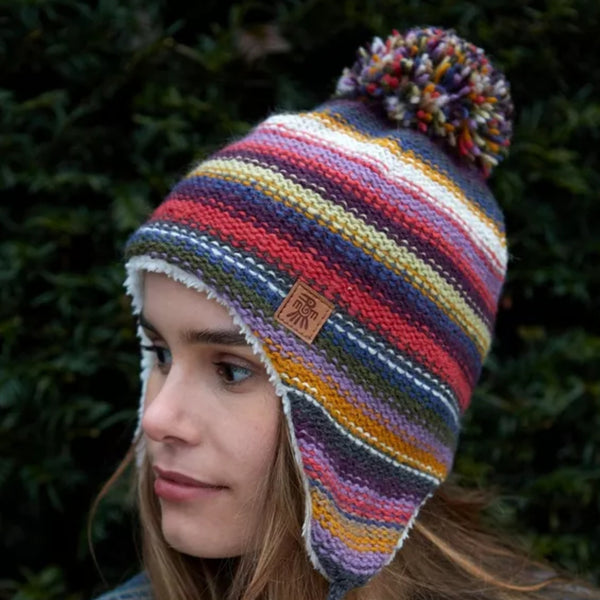 The Hat Shop Ladies Pachamama Cochabamba Fleece Lined Wool Hat