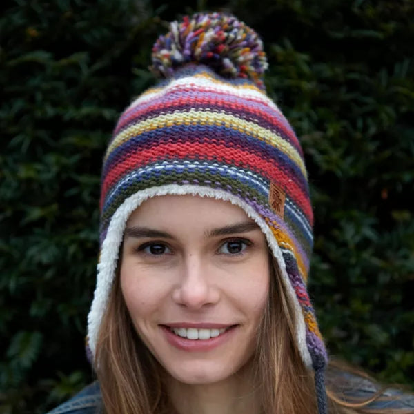 The Hat Shop Ladies Pachamama Cochabamba Fleece Lined Wool Hat