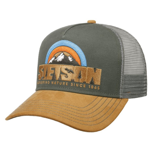 The Hat Shop Stetson Exploring Nature Trucker Cap 'Khaki'