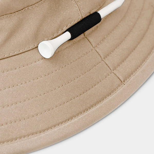 The Hat Shop Tilley Golf Bucket Hat Light Tan