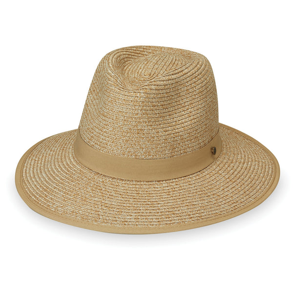 The Hat Shop Ladies Wallaroo 'Gabi' Pony Tail Sun Hat UPF50+ Beige