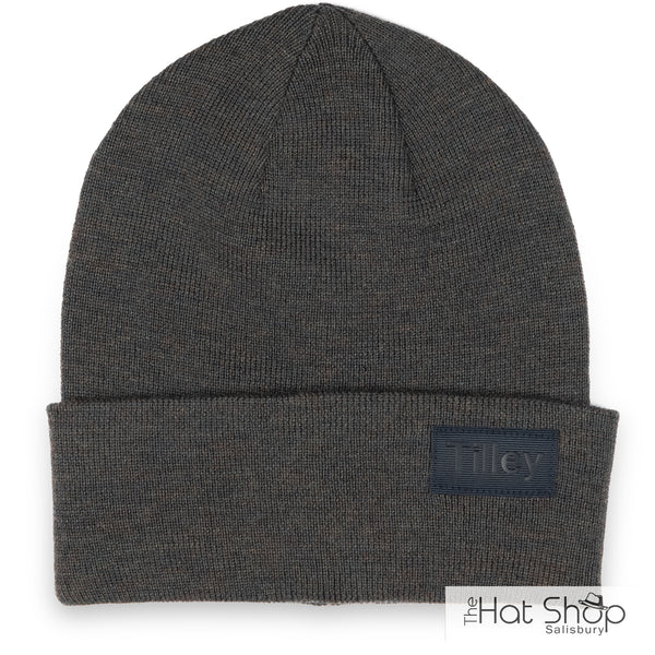 The Hat Shop Salisbury Tilley Extra Fine Merino Wool Beanie Army Green