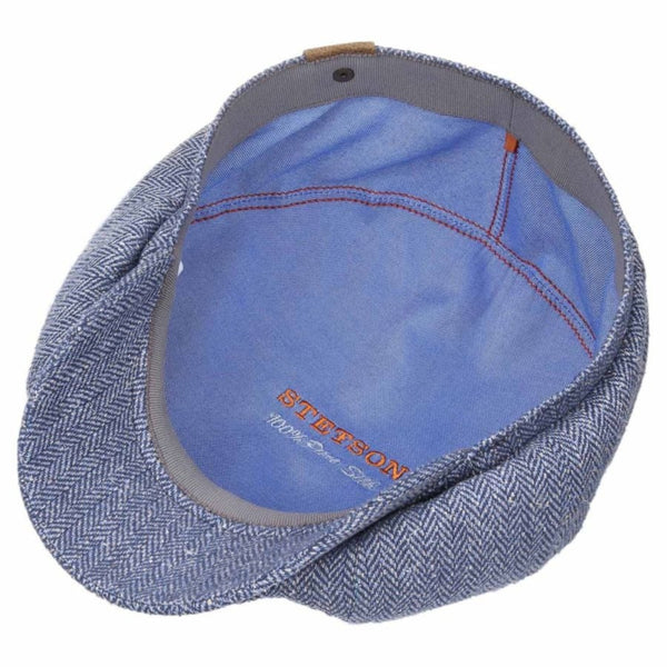 The Hat Shop Stetson Hatteras 100% Silk Bakerboy Cap 321