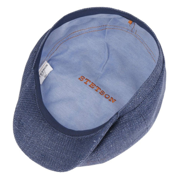 The Hat Shop Stetson Hatteras Ellington Linen-Wool Bakerboy Cap