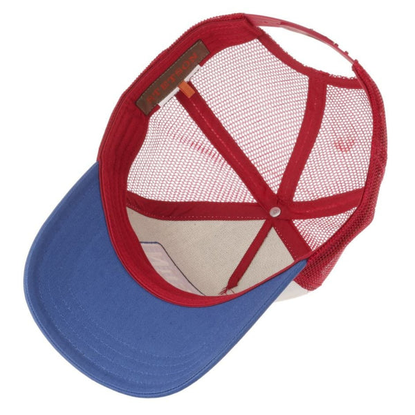 The Hat Shop Highway Trucker Cap 'Blue-Red'