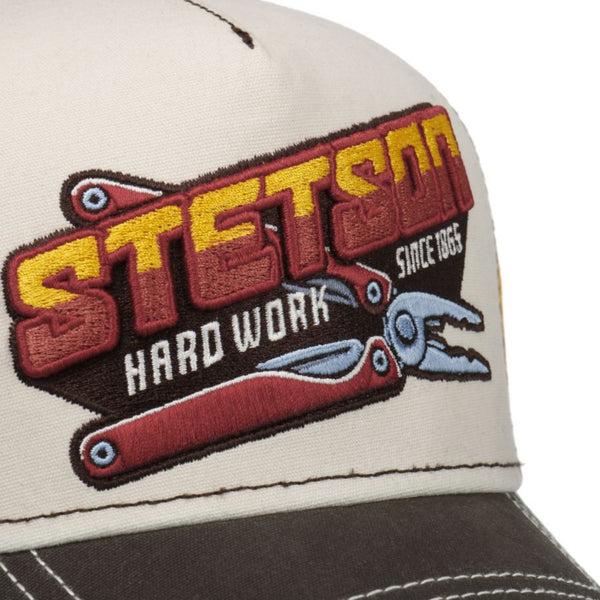 The Hat Shop Stetson Hard Work Trucker Cap 'Yellow'