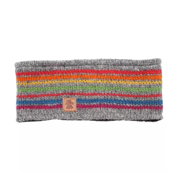 The Hat Shop Ladies Pachamama Hexham Lined Wool Headband Grey