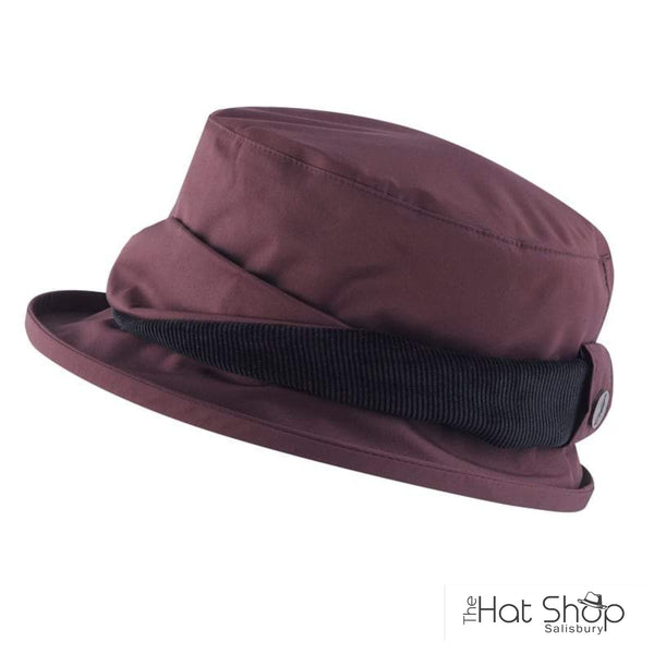 Jack Murphy Malvern ladies waterproof hat deep claret