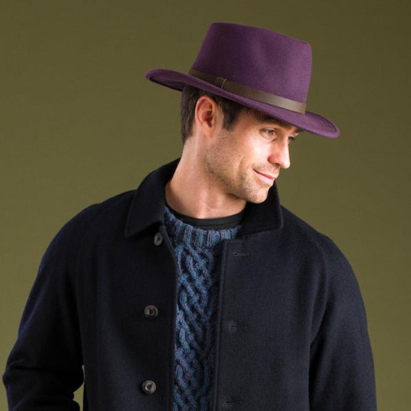 The Hat Shop Jack Murphy Boston Hat Plum
