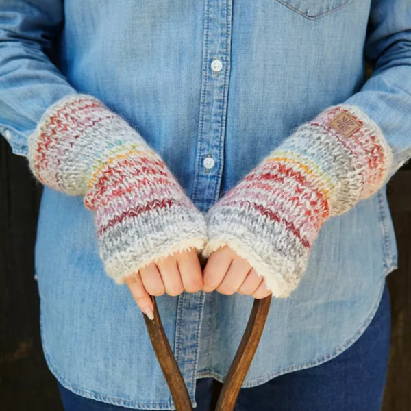 The Hat Shop Ladies Pachamama Langtang Handwarmers Multi