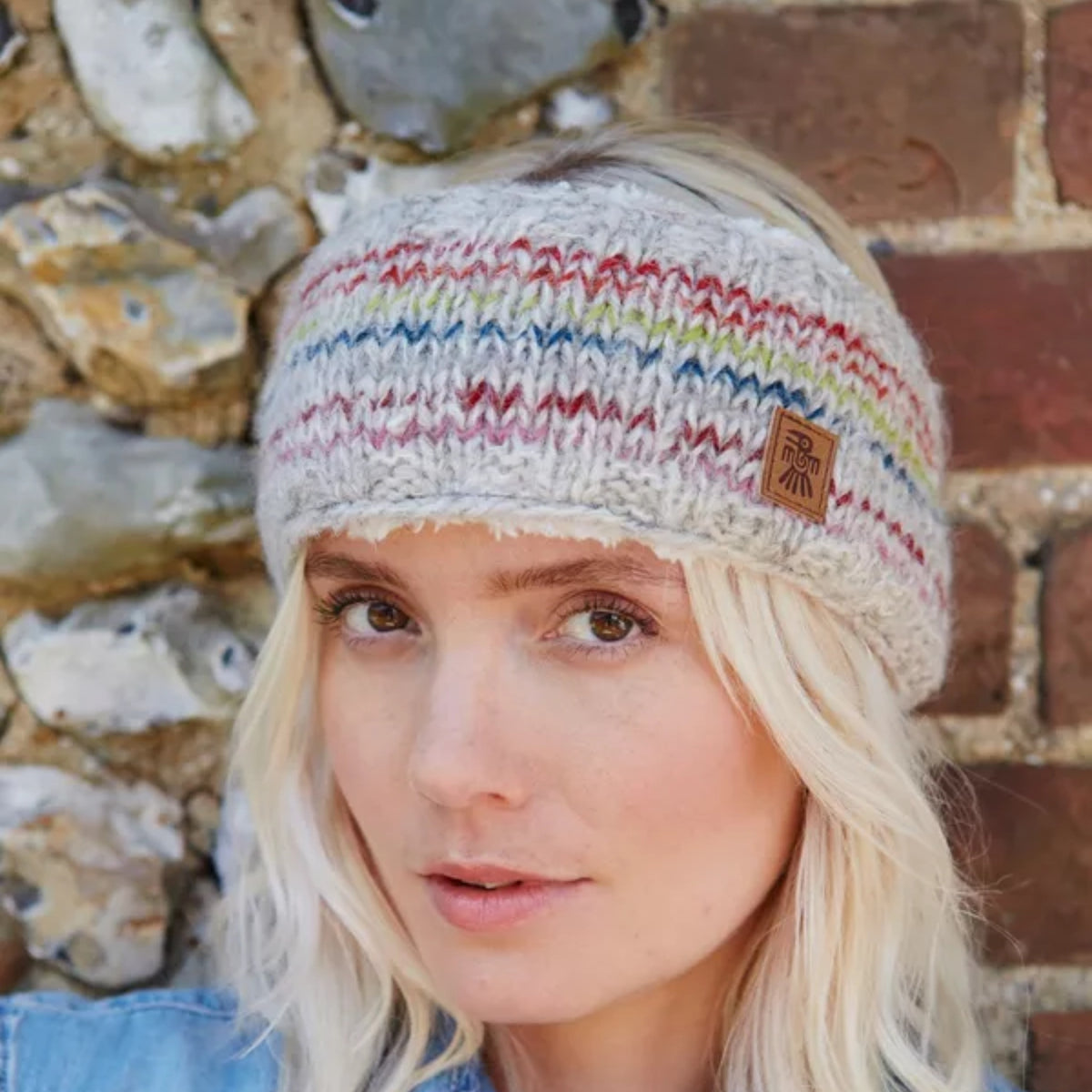 The Hat Shop Ladies Pachamama Langtang Lined Wool Headband Multi