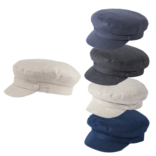 Failsworth Irish Linen Mariner Cap - The Hat Shop Salisbury