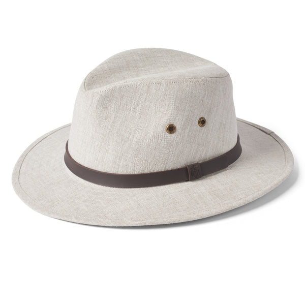 The Hat Shop Failsworth Irish Linen Safari Hat Natural