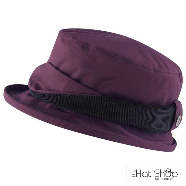 Jack Murphy Malvern ladies waterproof hat, blackberry
