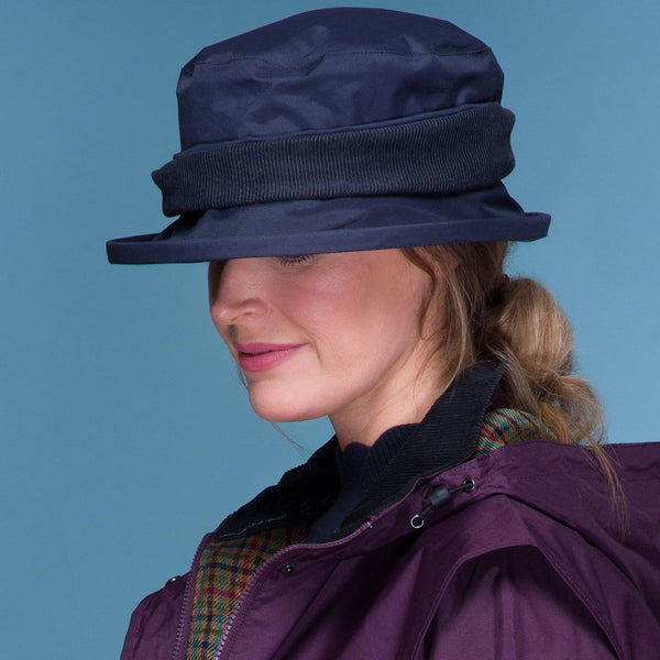 Jack Murphy Malvern ladies waterproof hat, cotswold blackberry