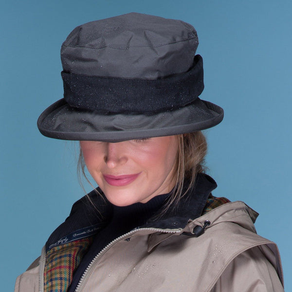 Jack Murphy Malvern ladies waterproof hat, olive