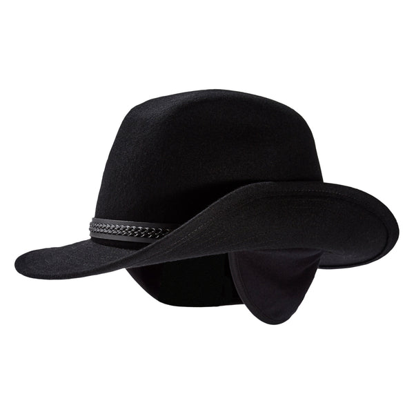 The Hat Shop Tilley Montana Wool Hat Black