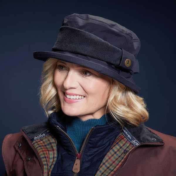 Jack Murphy Malvern ladies waterproof hat, deep claret