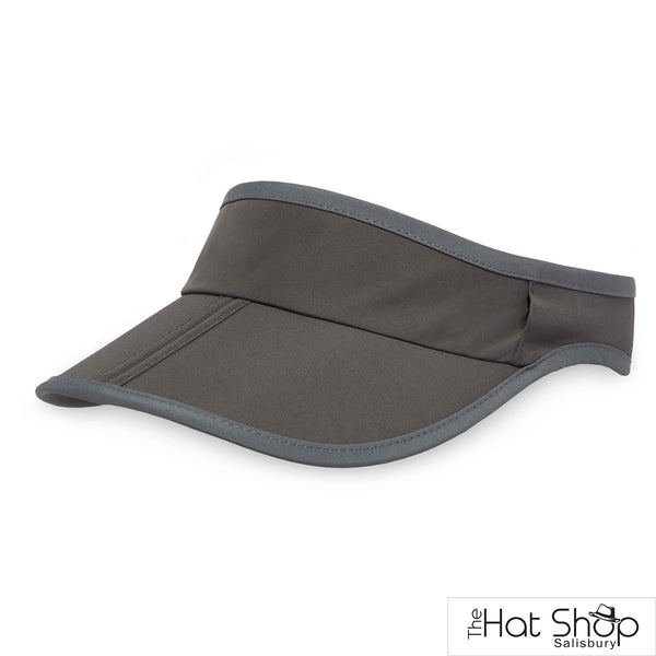 The Hat Shop Sunday Afternoons Aero UPF50+ Visor Grey