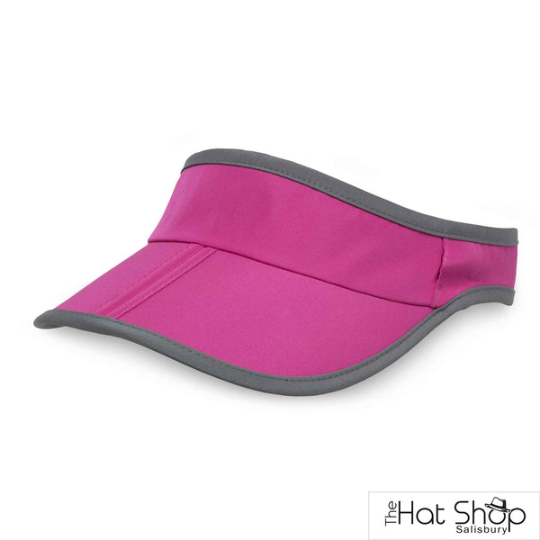 The Hat Shop Sunday Afternoons Aero UPF50+ Visor Magenta