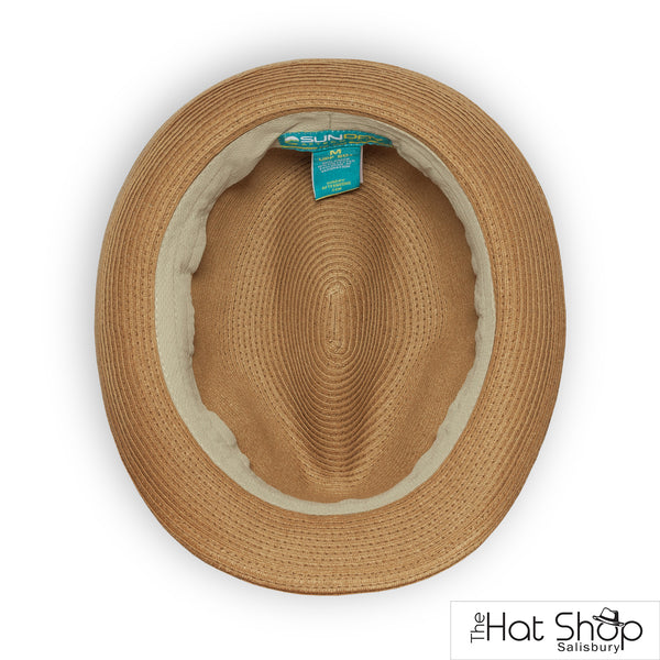 The Hat Shop Salisbury Sunday Afternoons Cayman Trilby Sun Hat Tan