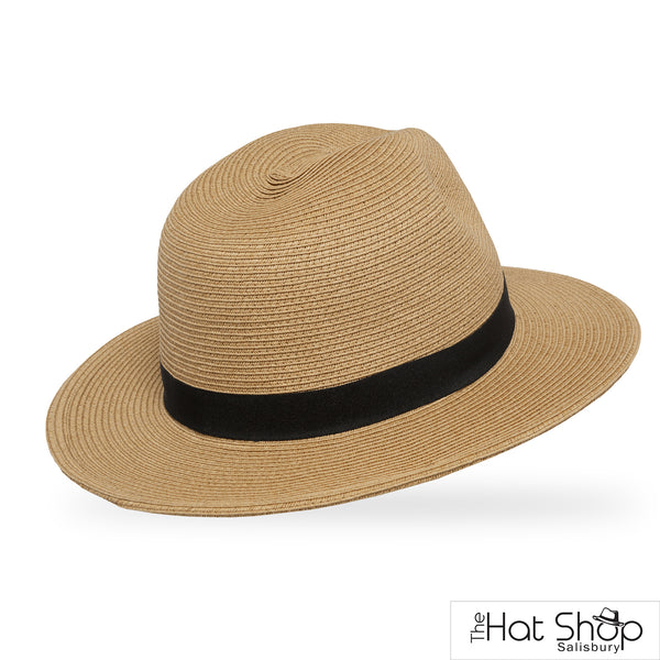 The Hat Shop Salisbury Sunday Afternoons Havana Fedora Style Sun Hat Tan