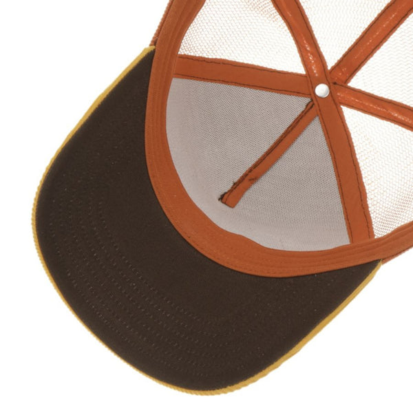 The Hat Shop Stetson Since 1865 Brickstone Trucker Cap 'Beige-Rust'