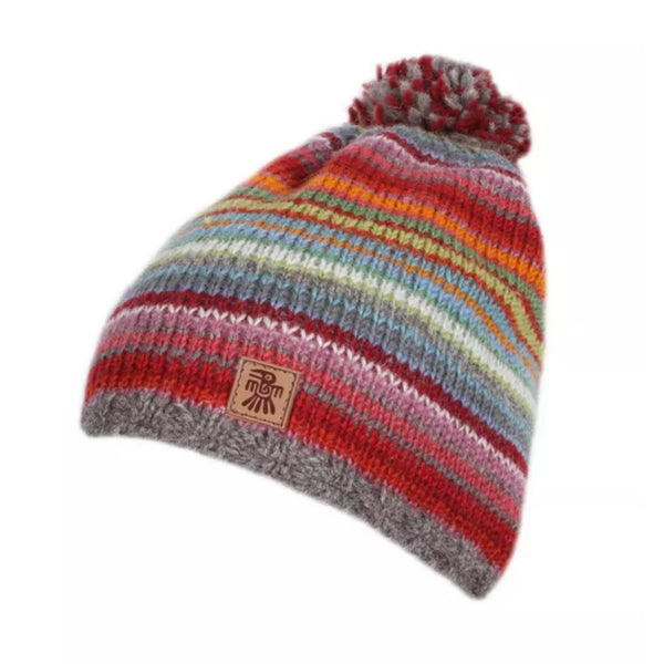 The Hat Shop Ladies Pachamama Seville Bobble Beanie Hat