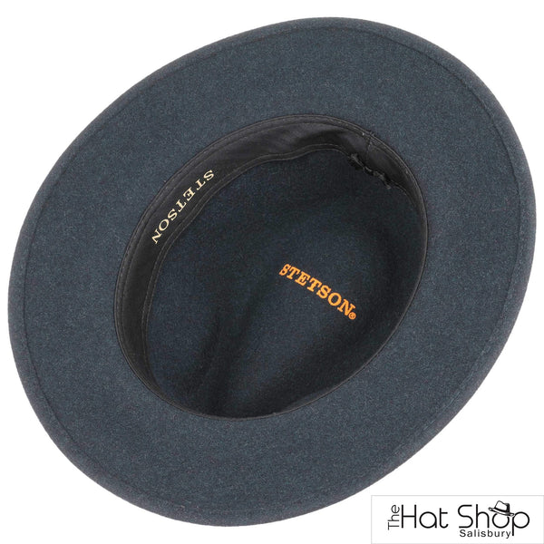 The Hat Shop Stetson Powell Traveller Fedora inside