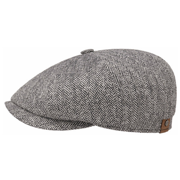 The Hat Shop Stetson Hatteras 100% Silk Bakerboy Cap 310
