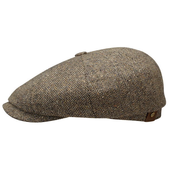 The Hat Shop Stetson Hatteras 100% Silk Bakerboy Cap 317