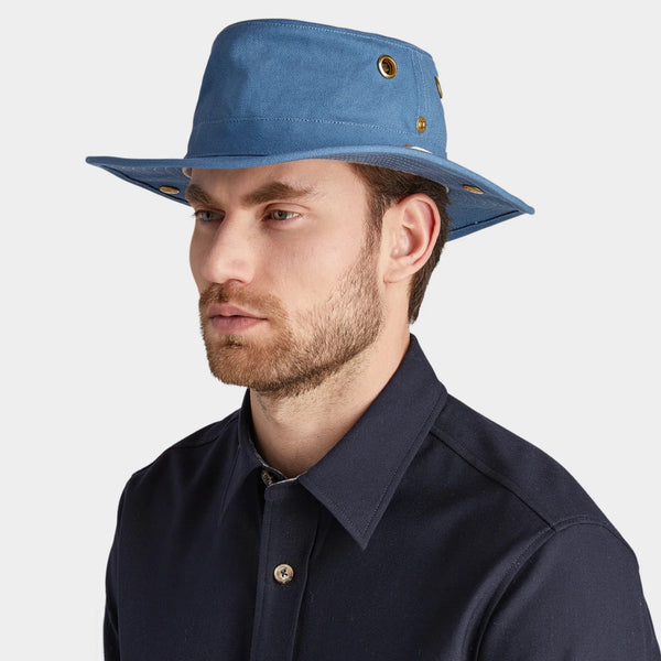 Tilley T3 Cotton Duck Sun Hat Denim Blue 'UPF50+'