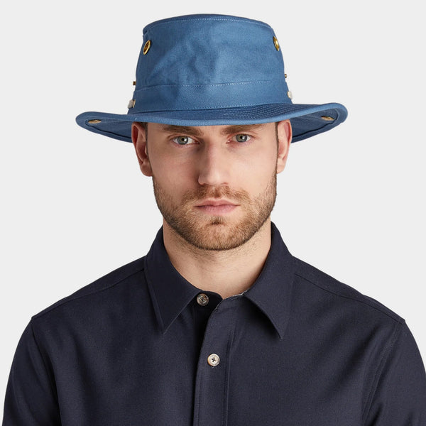 Tilley T3 Cotton Duck Sun Hat Denim Blue 'UPF50+'