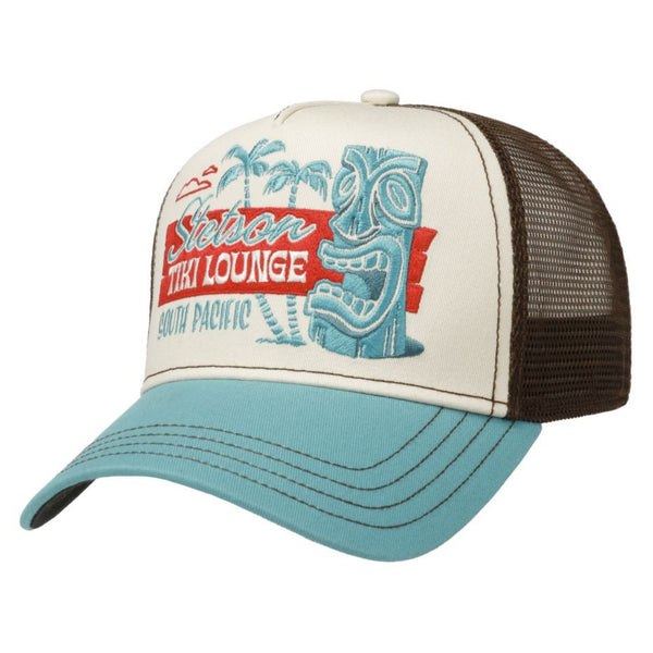 The Hat Shop  Stetson Tiki Lounge Trucker Cap 'Brown"