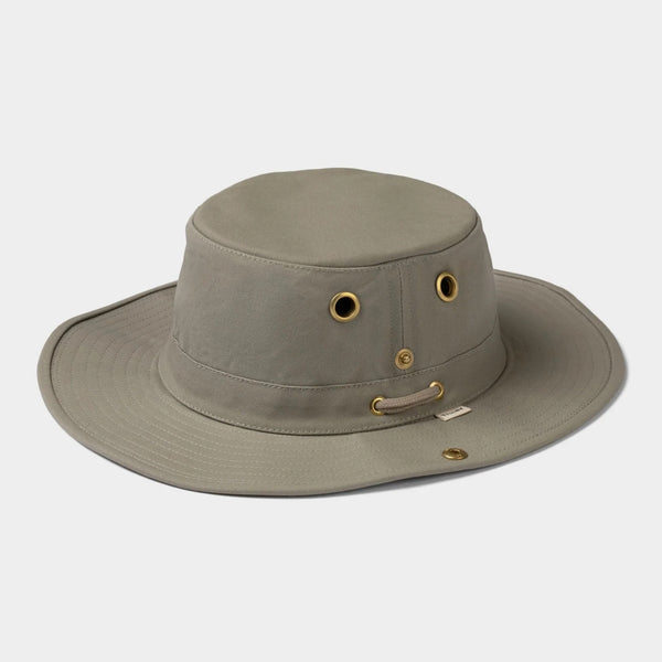 The Hat Shop Tilley T3 Cotton Duck UPF50+ Sun Hat Khaki