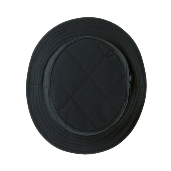 The Hat Shop Tilley Quilted Bucket Hat Black