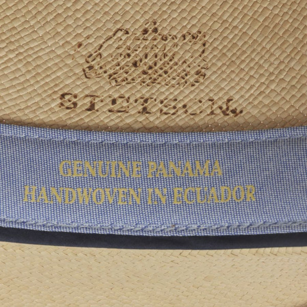 The Hat Shop Stetson 'Vermaron' Traveller Genuine Panama Hat Natural