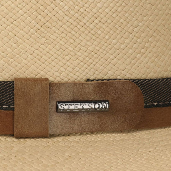 The Hat Shop Stetson 'Vermaron' Traveller Genuine Panama Hat Natural
