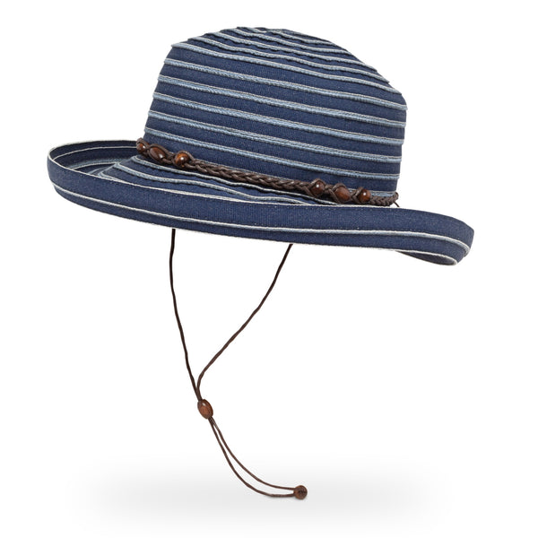 The Hat Shop Sunday Afternoons Vineyard Sun Hat Navy UPF50+ Navy