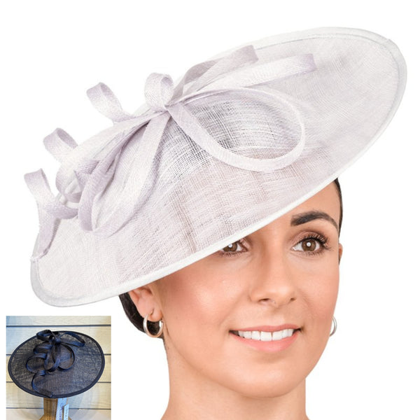 The Hat Shop Sinamay Large Disc Flower & Twist