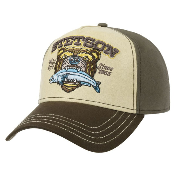 WILD LIFE SINCE 1865 TRUCKER CAP BEIGE-BROWN