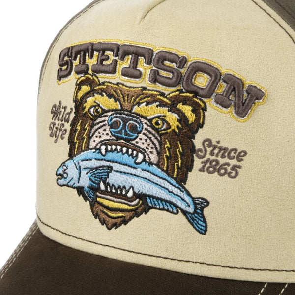 WILD LIFE SINCE 1865 TRUCKER CAP BEIGE-BROWN