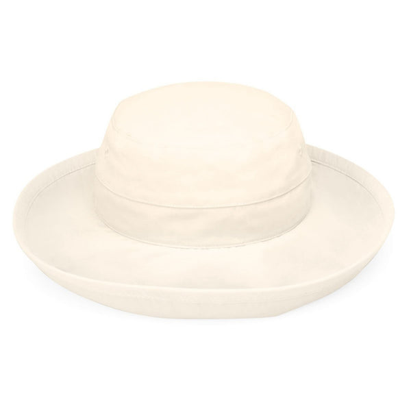 The Hat Shop Ladies Wallaroo 'Casual Traveler' Sun Hat UPF50+ White