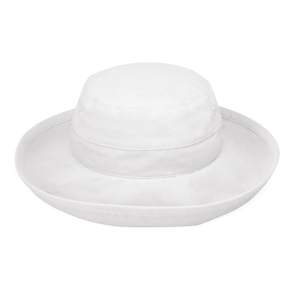 The Hat Shop Ladies Wallaroo 'Casual Traveler' Sun Hat UPF50+ White